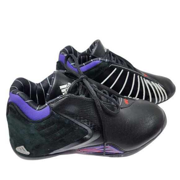 Adidas T-Mac 2 97 Black/White/Purple Basketball Shoes Mens Size 10 main image 4